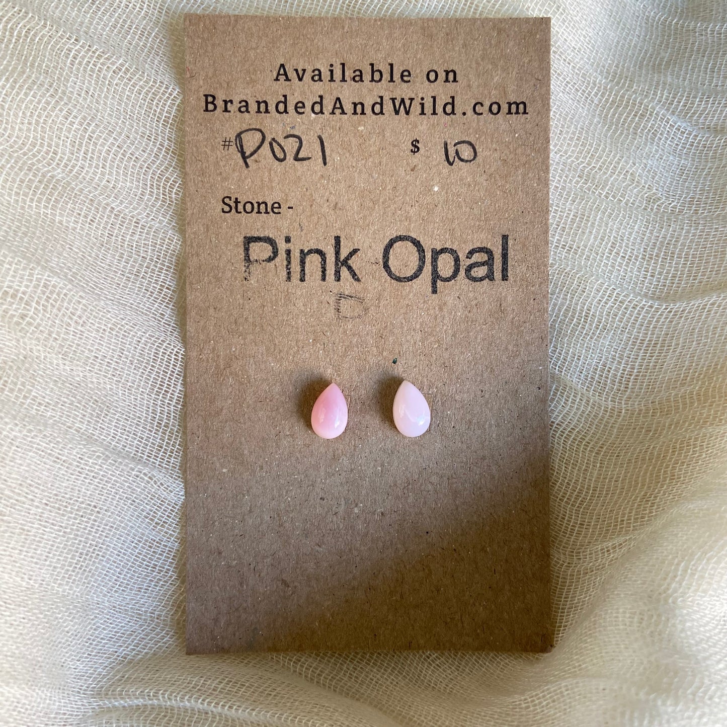 Pink Opal Cabochon - P021