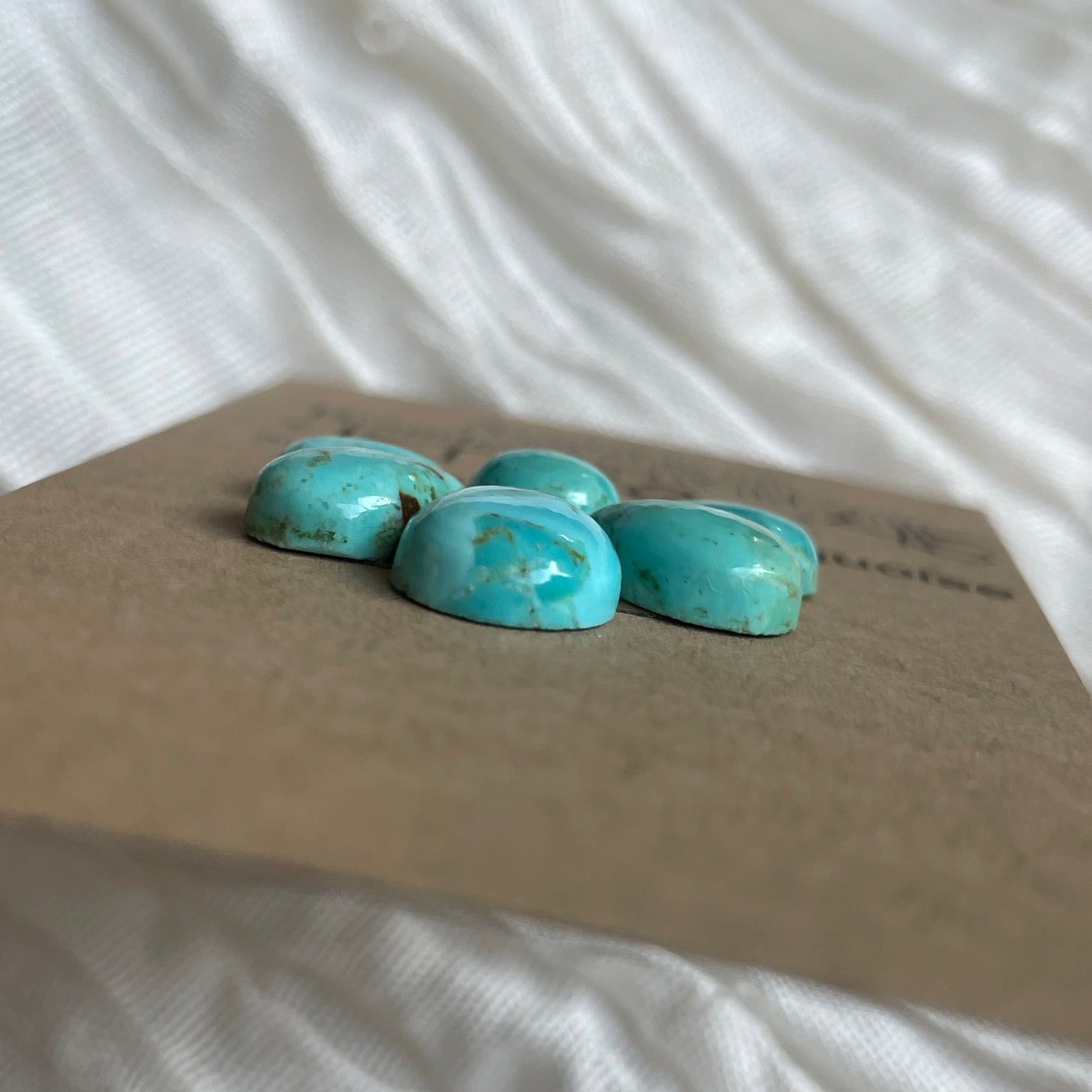 Kingman Turquoise Cabochon - KT132 A846B6AF-C445-4D4D-9BB4-439AFB7AABD9 Brandedandwild.com
