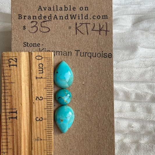 Kingman Turquoise Cabochon - KT44 A847817A-C489-4983-9792-BA582AD08884 Brandedandwild.com