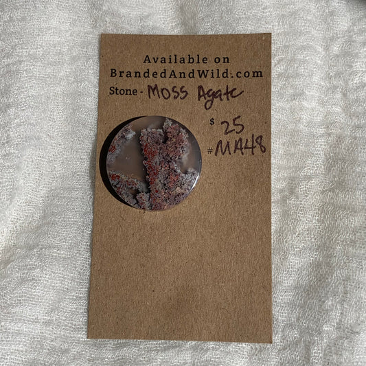 Moss Agate Cabochon- MA48