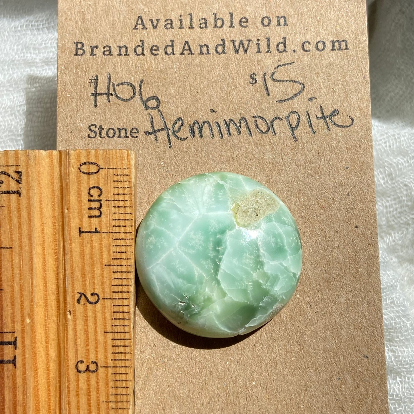 Hemimorite Cabochon - H06