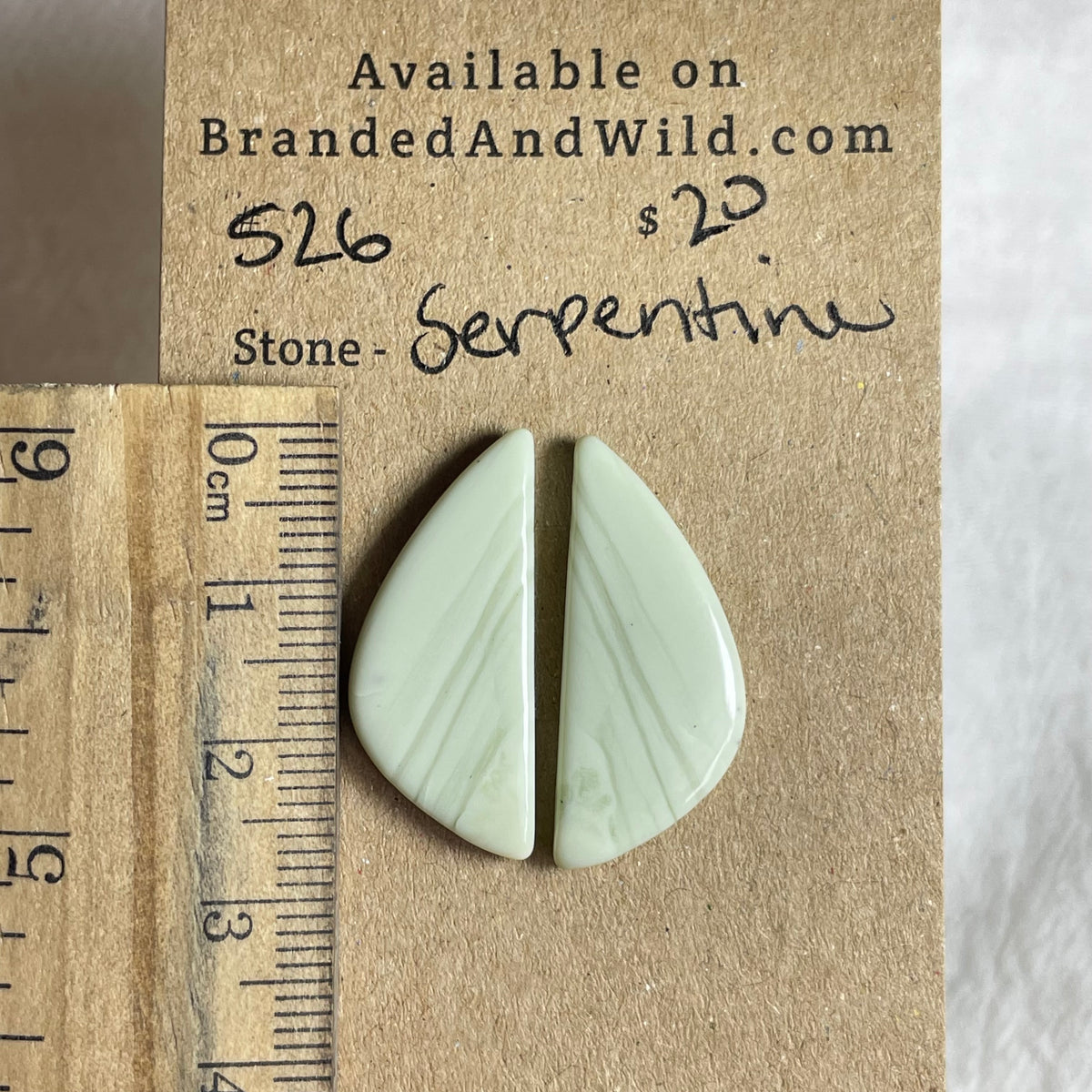 Serpentine - Cabochon - S26 A8C2E61E-7158-413B-A306-AF4943C891C5 Brandedandwild.com