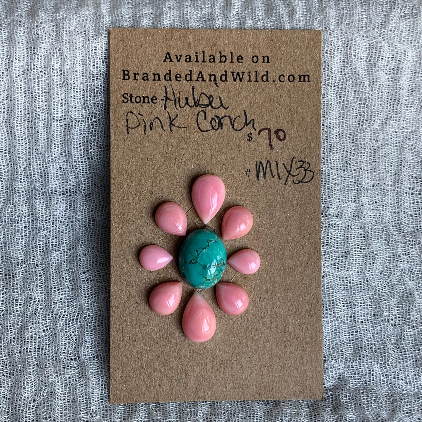 Hubei / Pink Conch Cabochon - Mix33
