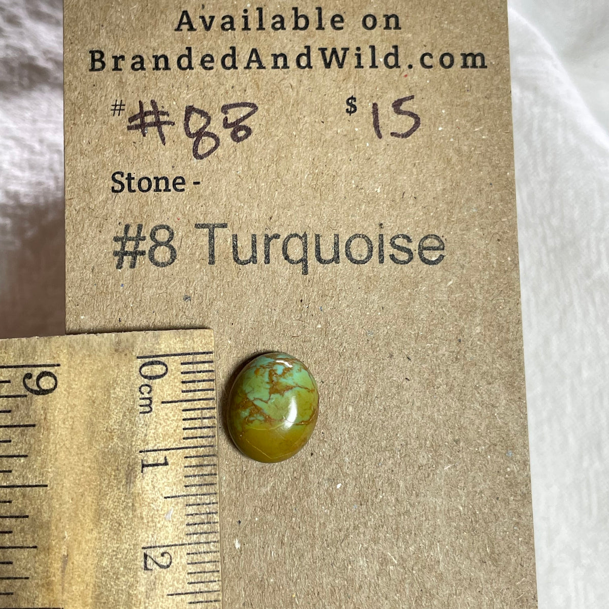 #8 Turquoise Cabochon - 88 A8D36762-9FD3-4E99-B27F-777767DF7694 Brandedandwild.com