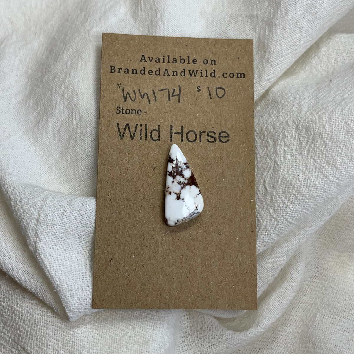 Wild Horse Cabochon - WH174 A8DC2FAC-BDD1-4A09-B320-11DC8F5409F1 Brandedandwild.com