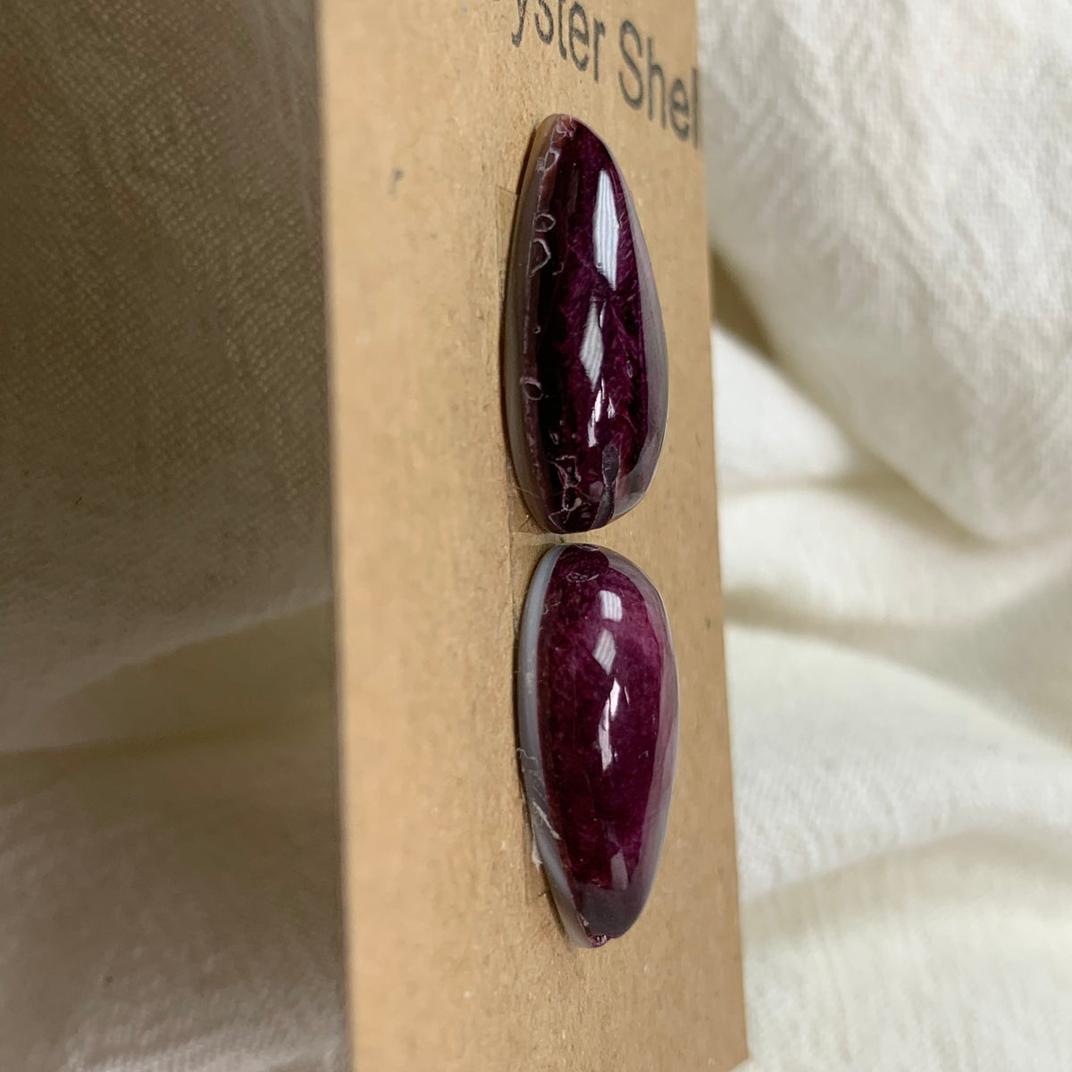 Oyster Shell Cabochon - OS01 A8E420C9-D13C-4187-867E-96C92BB93D46 Brandedandwild.com