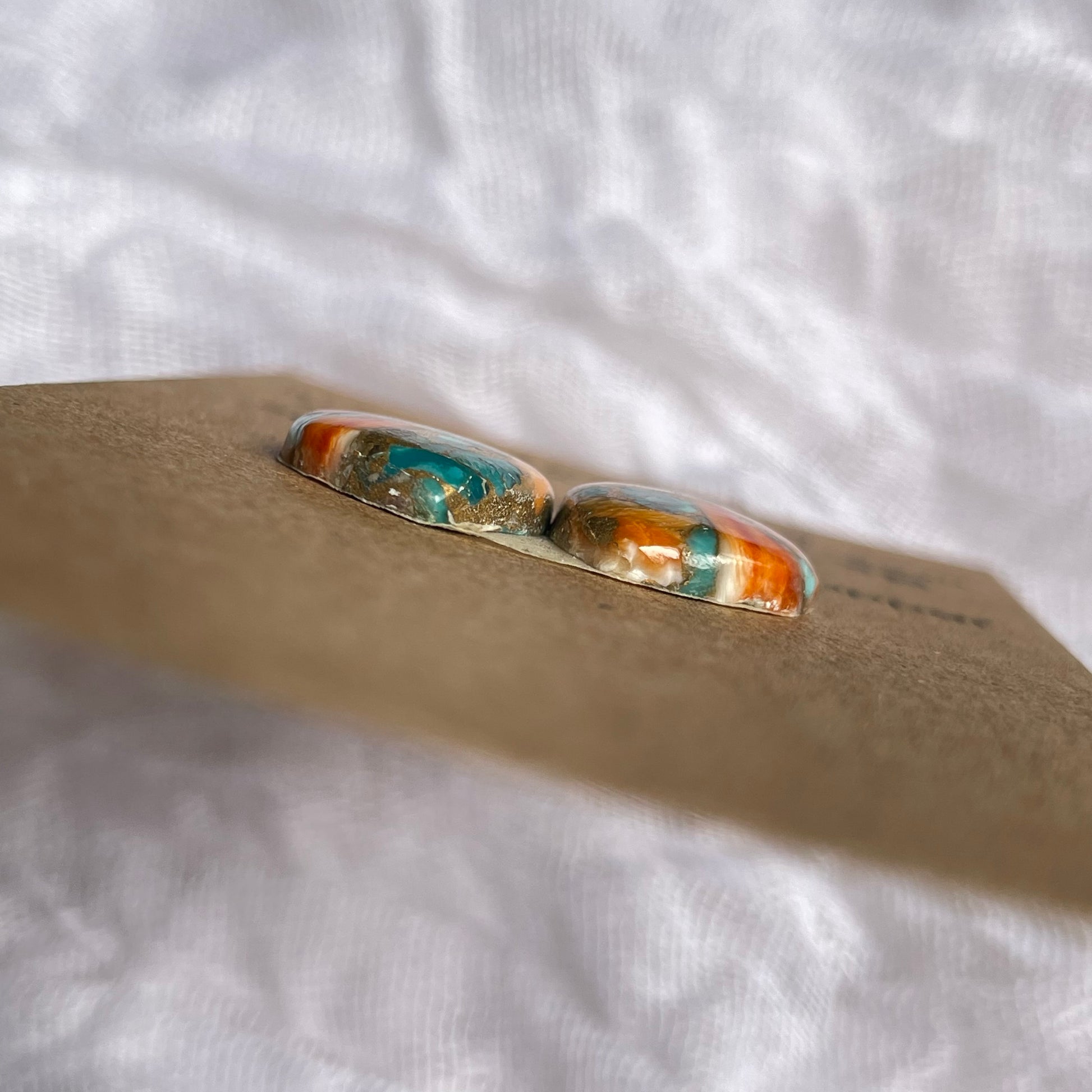 Turquoise, Oyster Shell, Copper Cabochon - TOC38 A91A1704-1A35-4432-A916-BC892D6C34C3 Brandedandwild.com