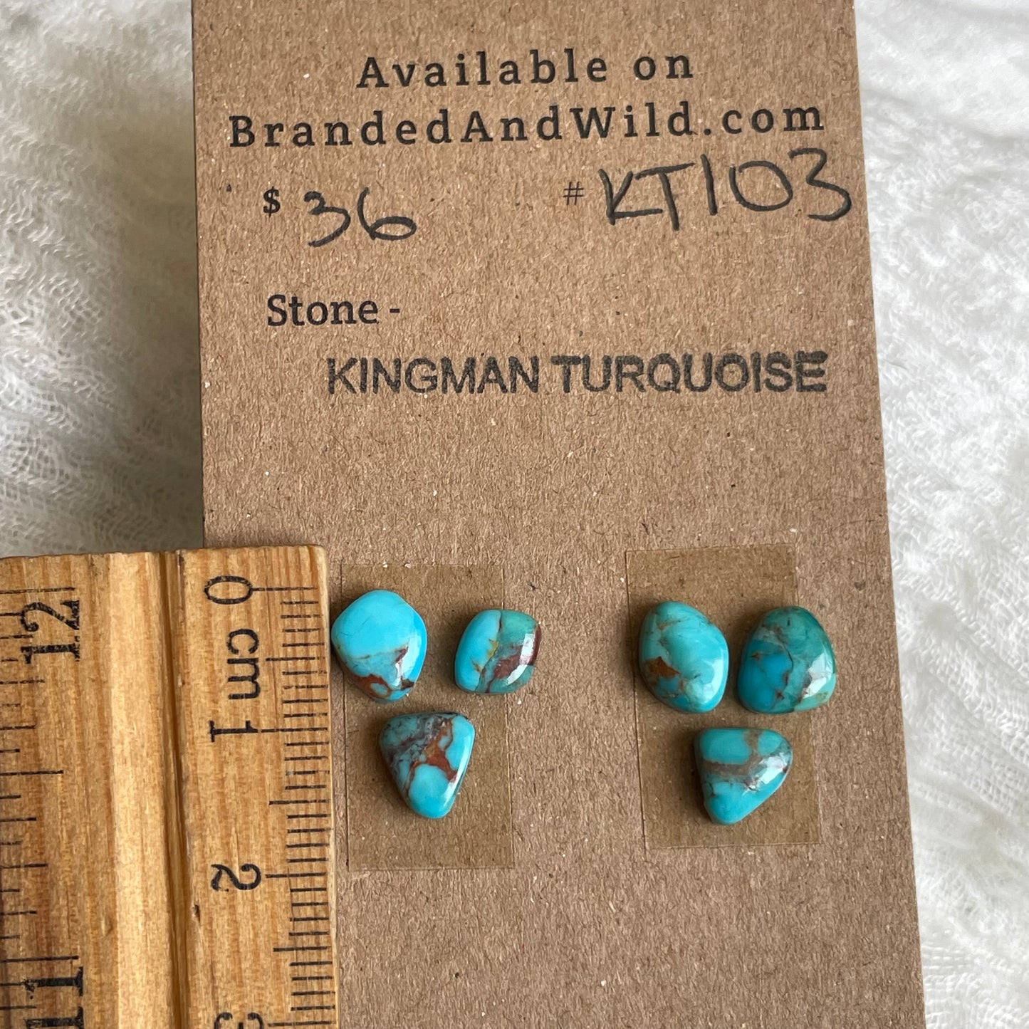 Kingman Turquoise Cabochon - KT103