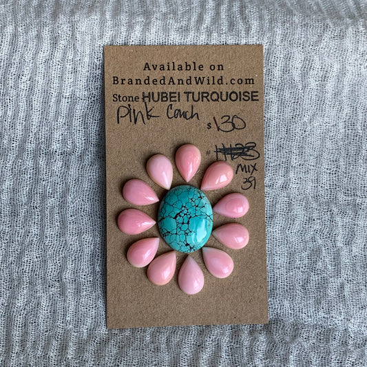 Hubei / Pink Conch Cabochon - Mix39