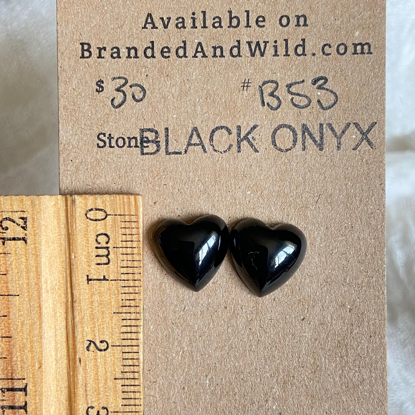Black Onyx Cabochon - B53 A94DD651-F37A-4ACF-ADFD-A0F815840B58 Brandedandwild.com