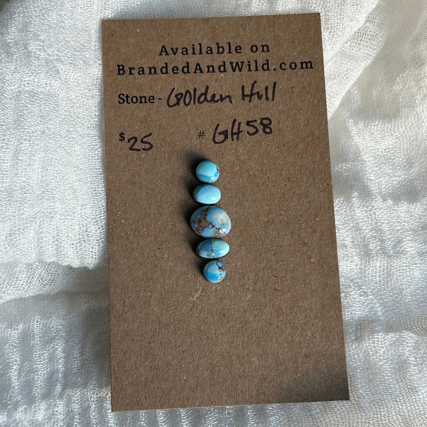 Golden Hill Turquoise Cabochon - GH58