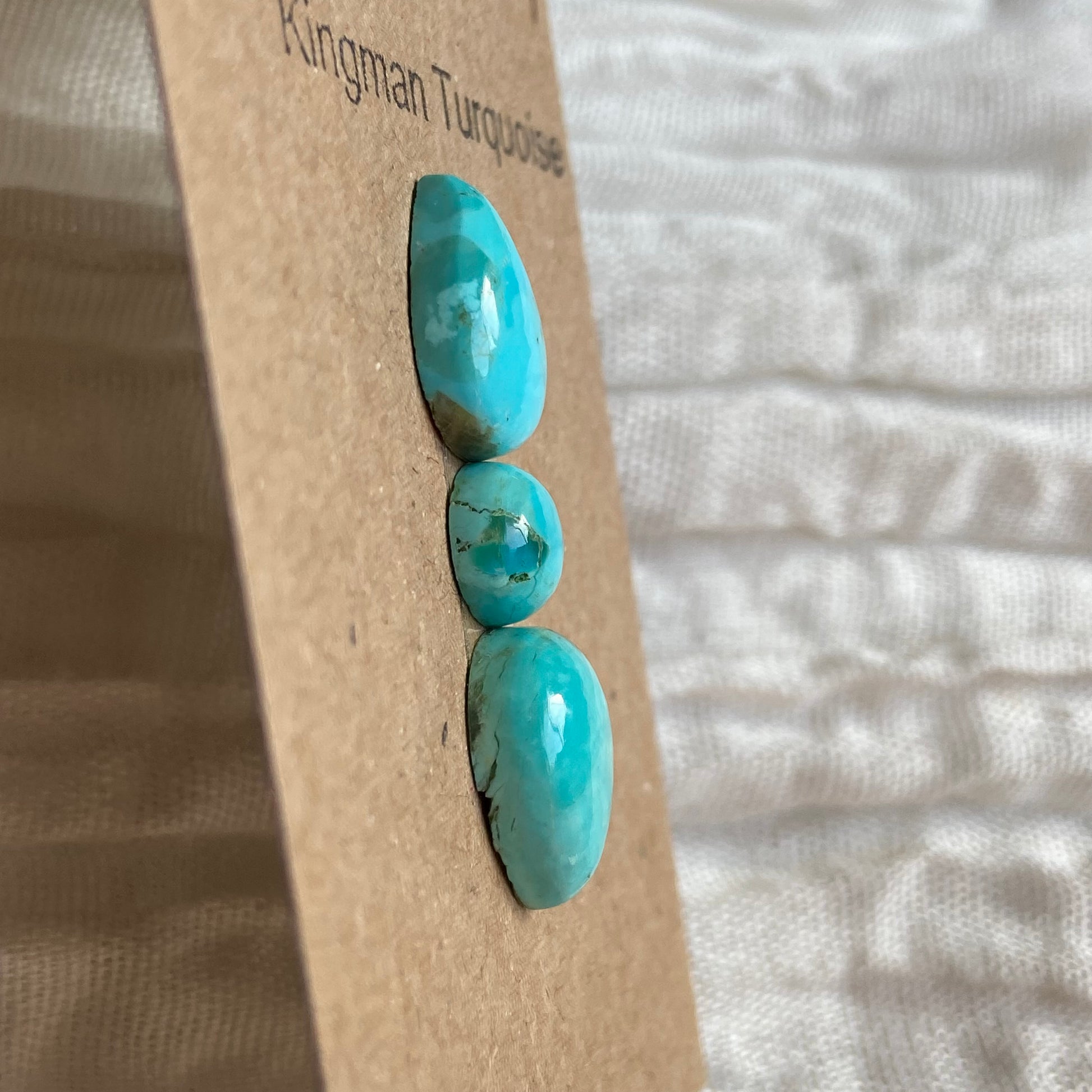 Kingman Turquoise Cabochon - KT39 A98F8ECB-AE9B-4706-BC48-7D815D050151 Brandedandwild.com