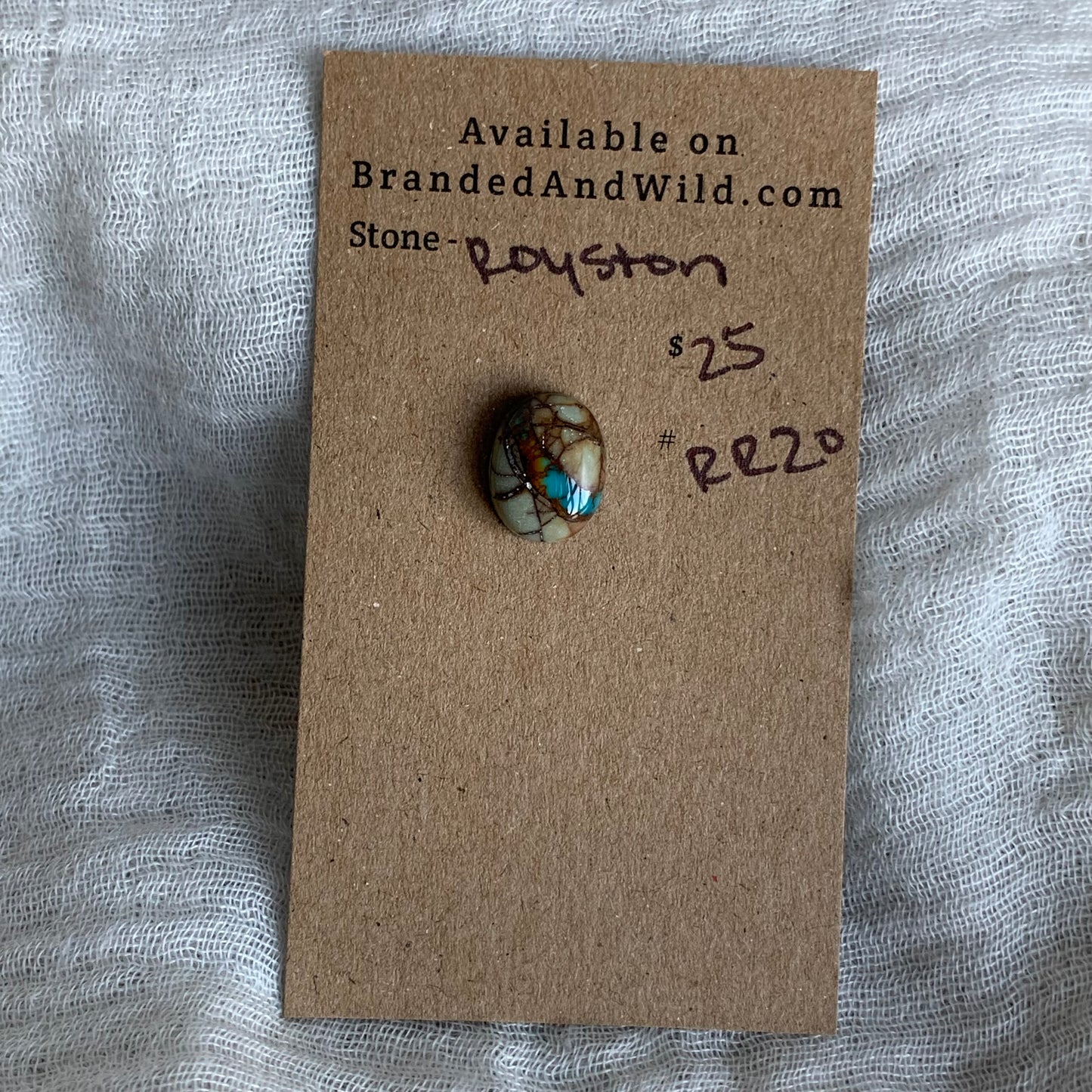 Royston Ribbon Turquoise Cabochon RR20
