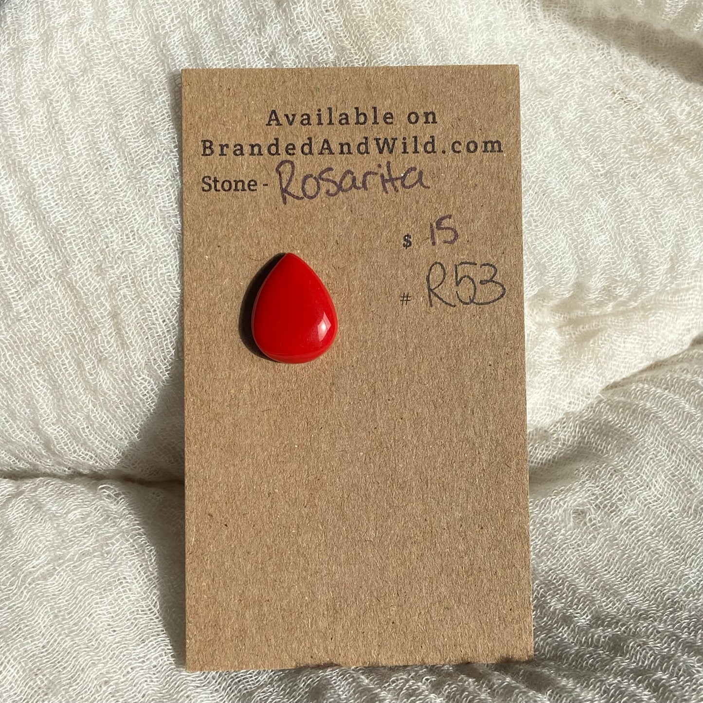 Rosarita - Cabochon - R53 A9B2567D-B965-4E40-BF70-B65BD37E0B54 Brandedandwild.com