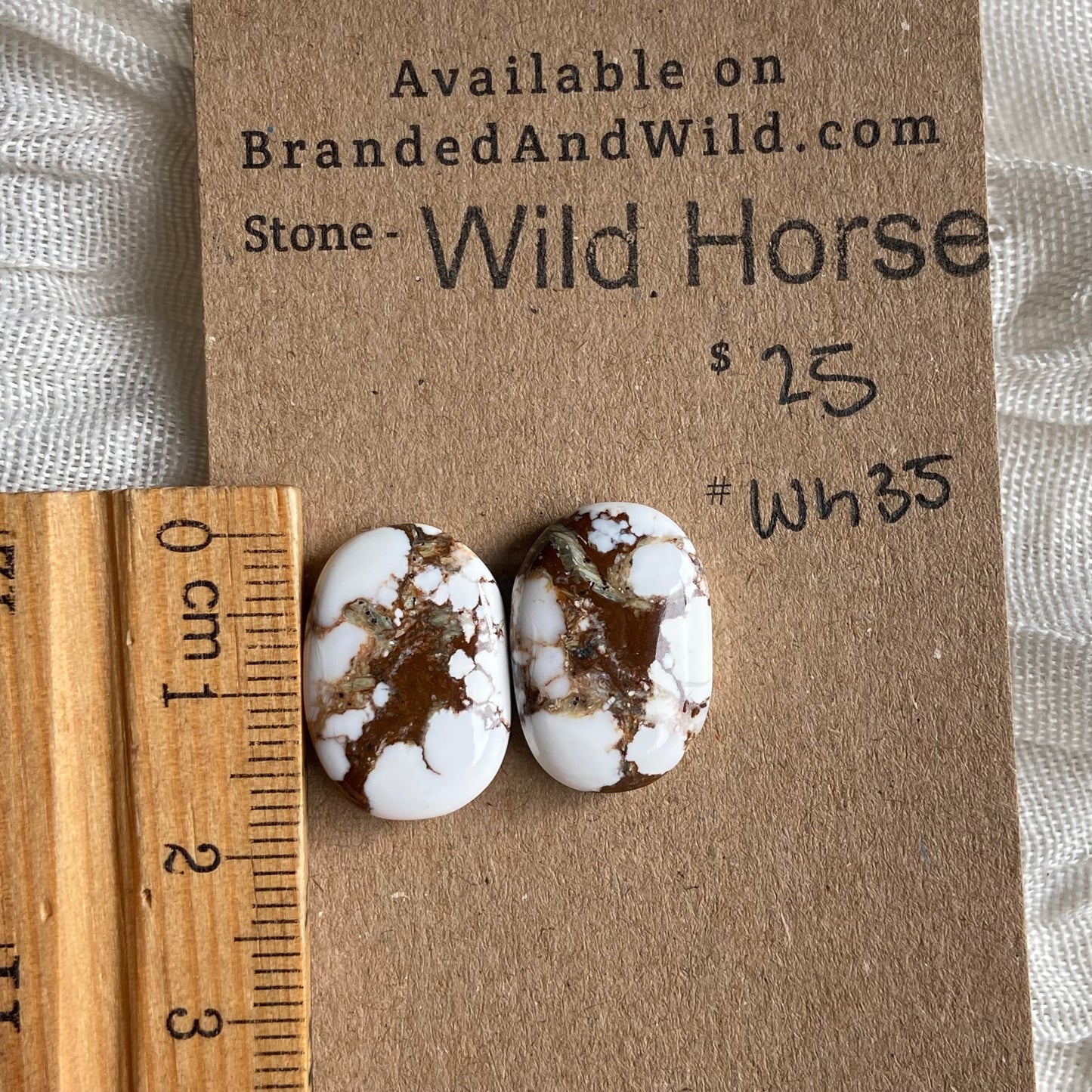 Wild Horse Cabochon - WH35 A9C58C62-9126-4ABA-AE52-86C3654C8D2E Brandedandwild.com