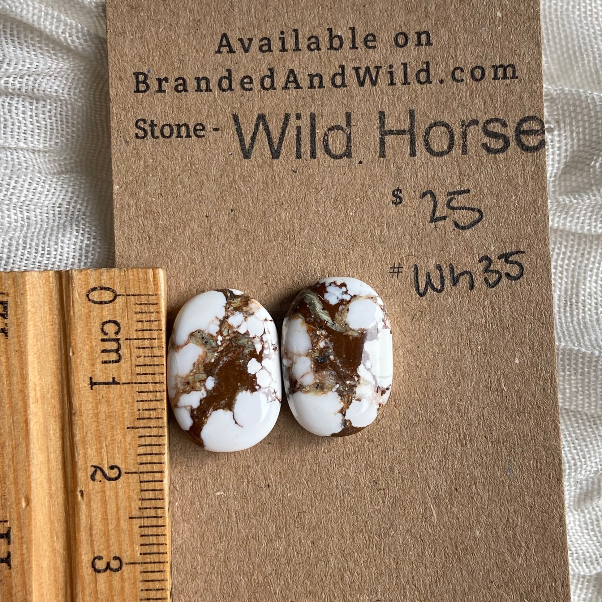 Wild Horse Cabochon - WH35 A9C58C62-9126-4ABA-AE52-86C3654C8D2E Brandedandwild.com