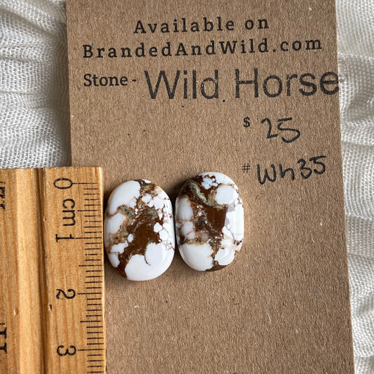 Wild Horse Cabochon - WH35 A9C58C62-9126-4ABA-AE52-86C3654C8D2E Brandedandwild.com