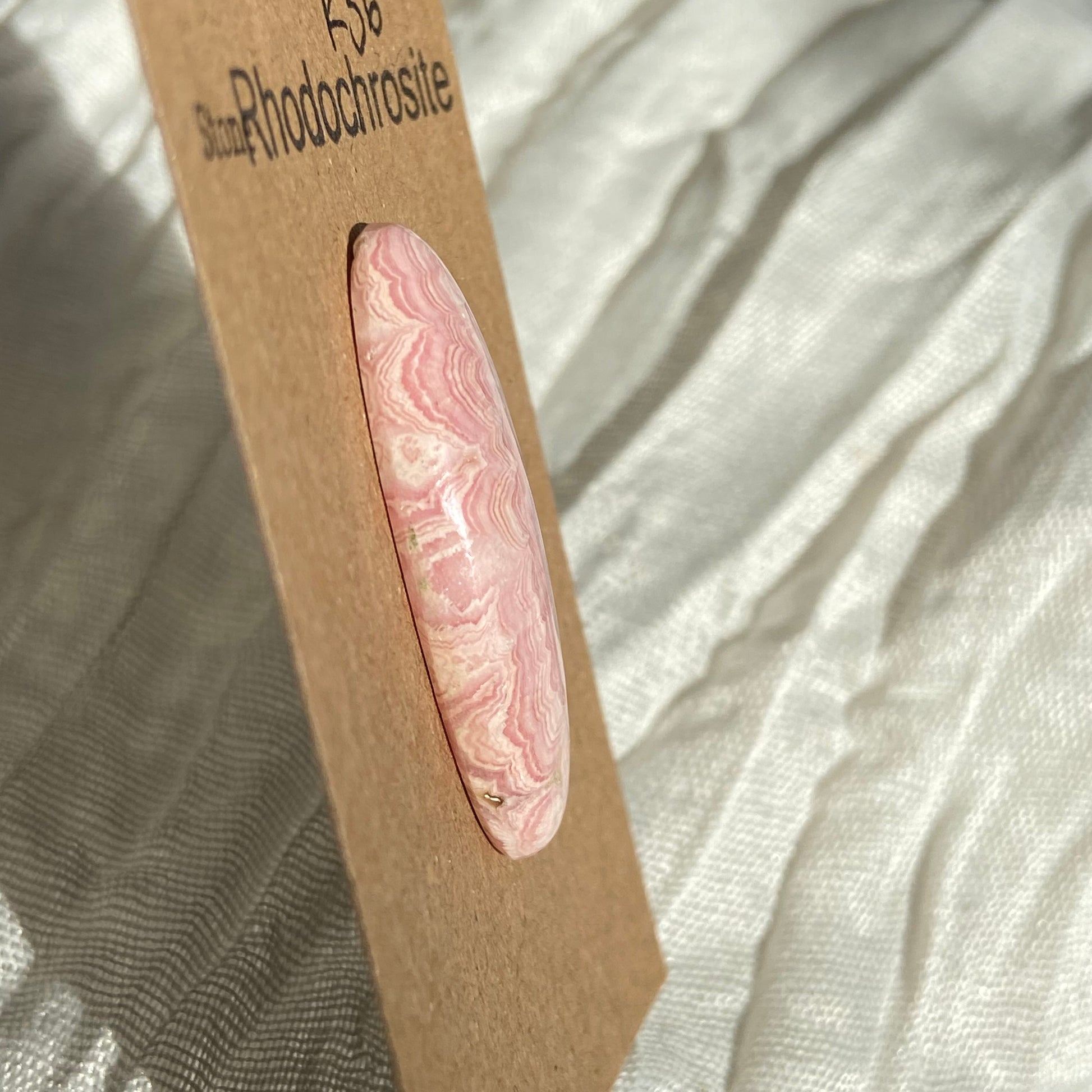 Rhodochrosite Cabochon - R36 A9C74D6C-AE9A-4AB4-BE3F-69859D46E16C Brandedandwild.com