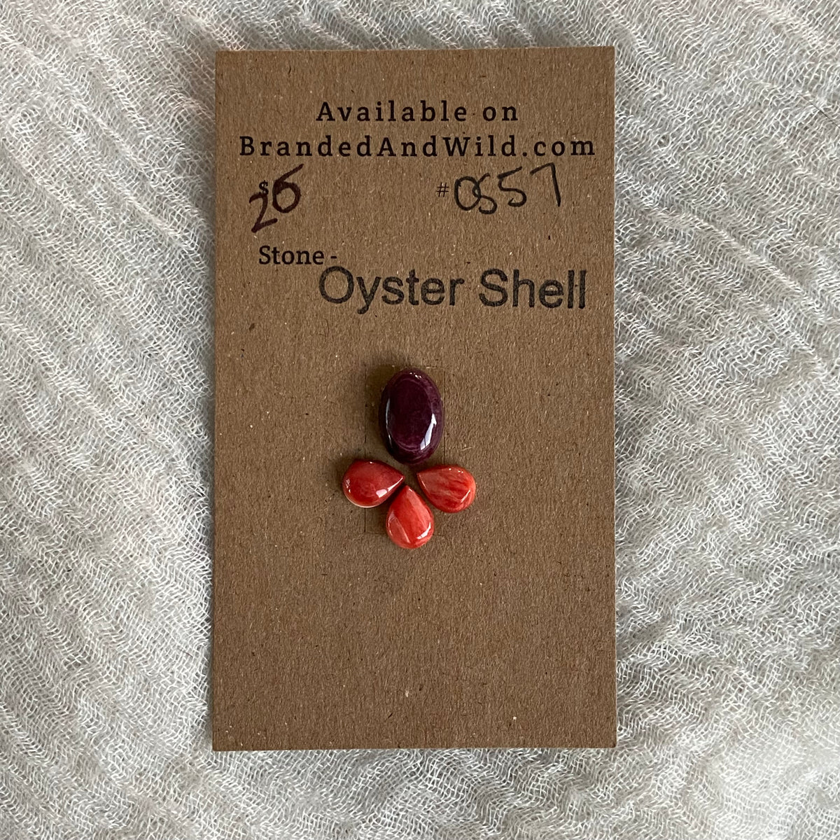Oyster Shell Cabochon - OS57
