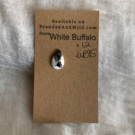 White Buffalo Cabochon - WB95