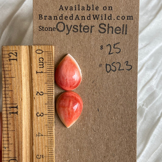 Oystershell Cabochon - OS23 AA03DE86-1D4A-4B04-9F82-A3F5AE4535B3 Brandedandwild.com