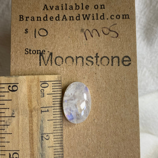 Moonstone Cabochon - M05 AA05CAD9-93F6-43D4-9569-4927372858B6 Brandedandwild.com