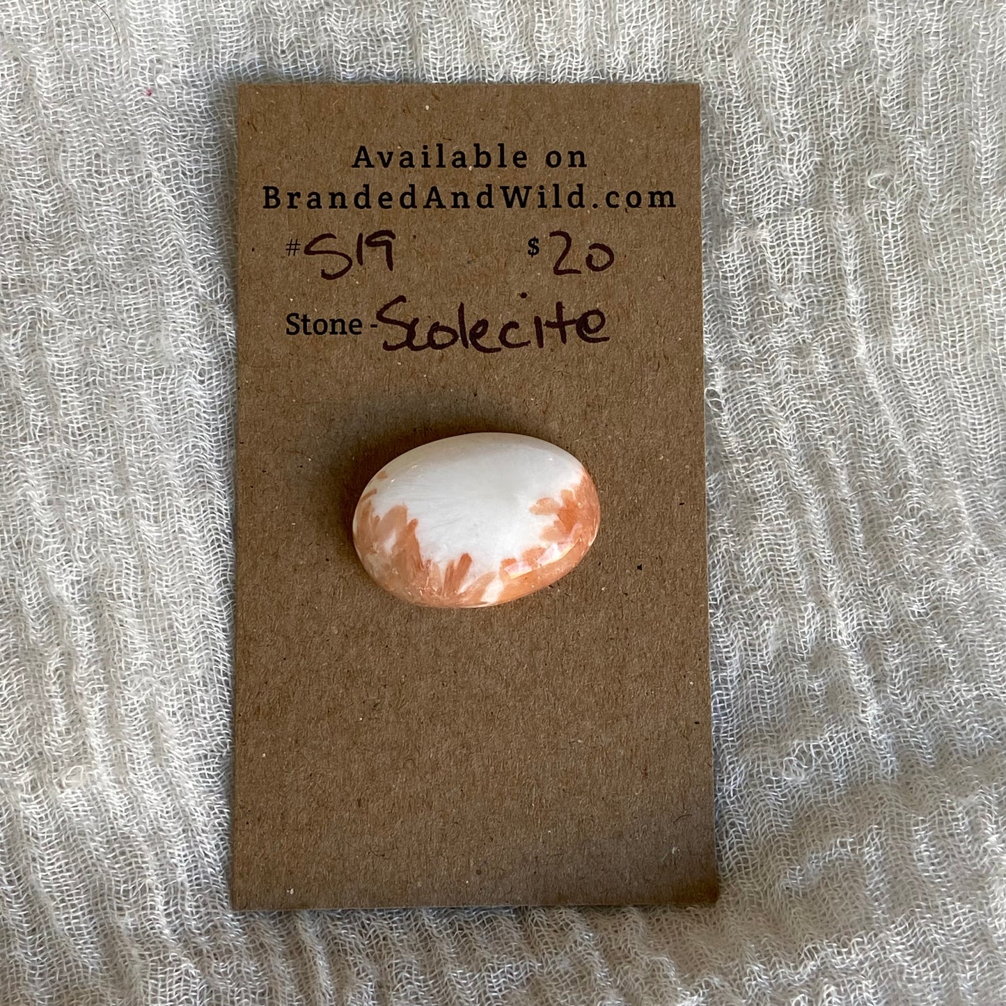 Scolecite Cabochon - S19
