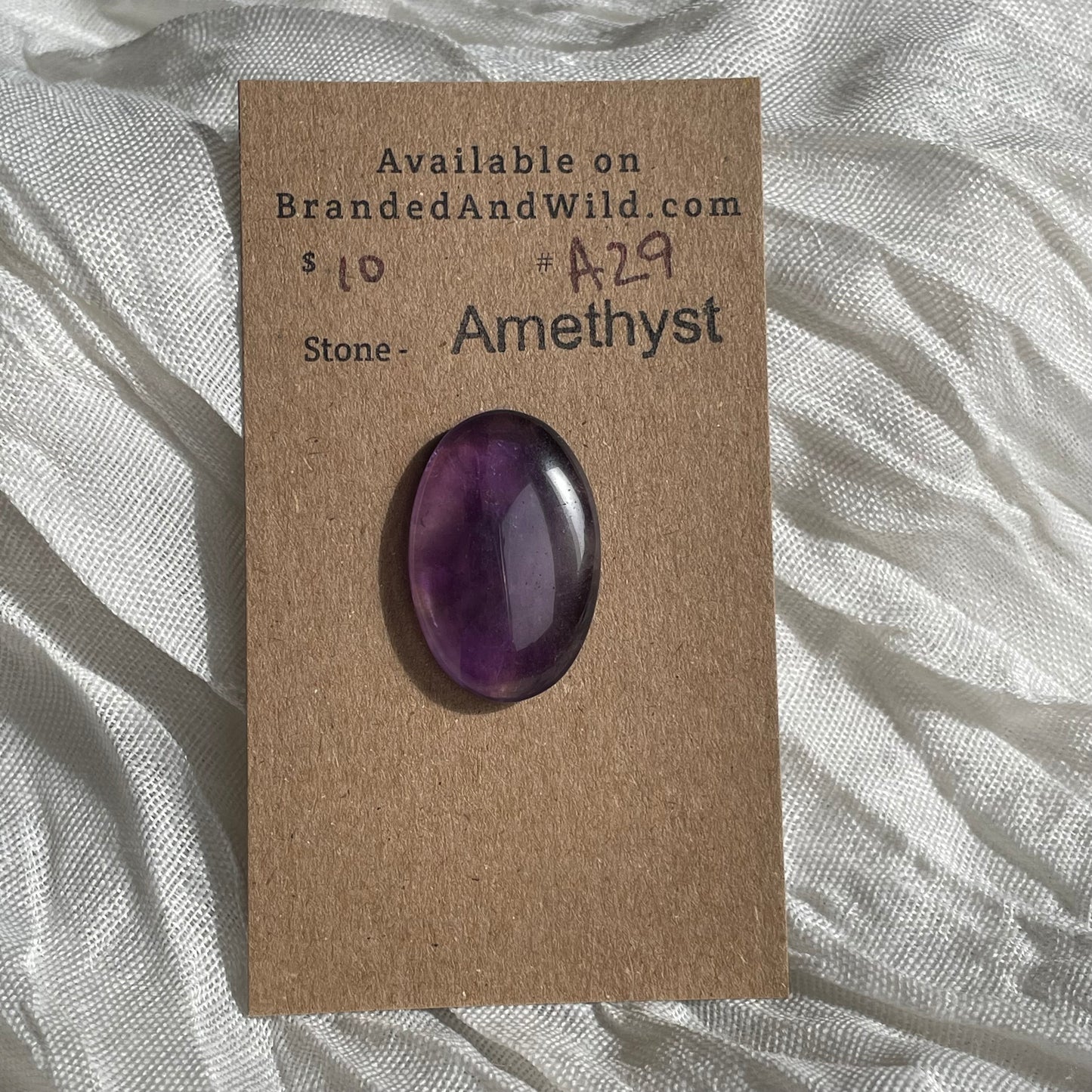 Amethyst Cabochon - A29 AA2EAB6C-94C4-4577-B3FA-7D1002FEEFF1 Brandedandwild.com