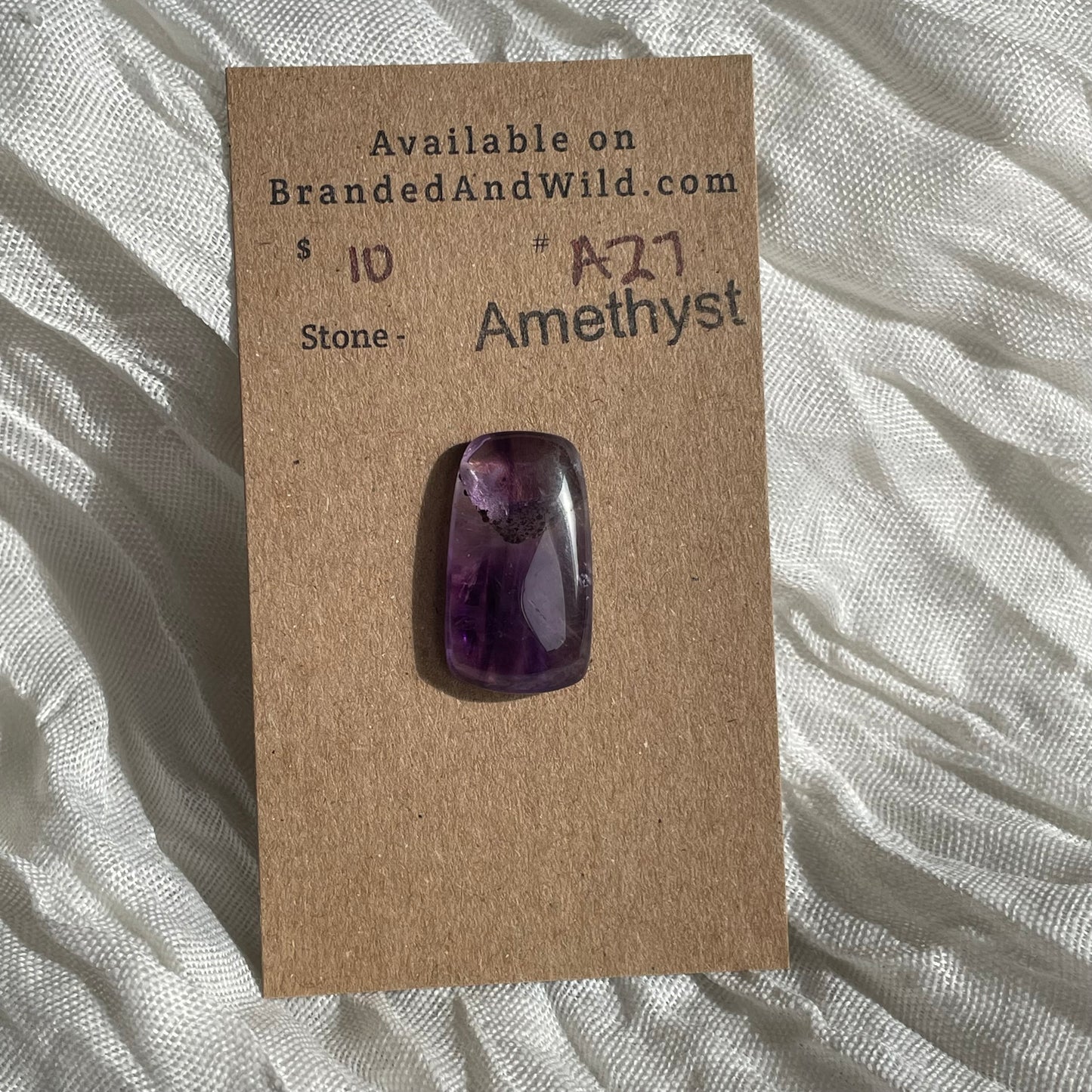 Amethyst Cabochon - A27 AA4ED495-D074-4D96-A940-9C2C08FE9C87 Brandedandwild.com