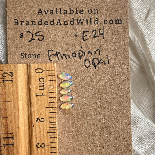 Ethiopian Opal Cabochon - E24 AA51E69C-9121-4334-B12C-B037A2C47390 Brandedandwild.com