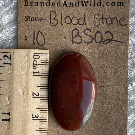 Blood Stone Cabochon - BS02