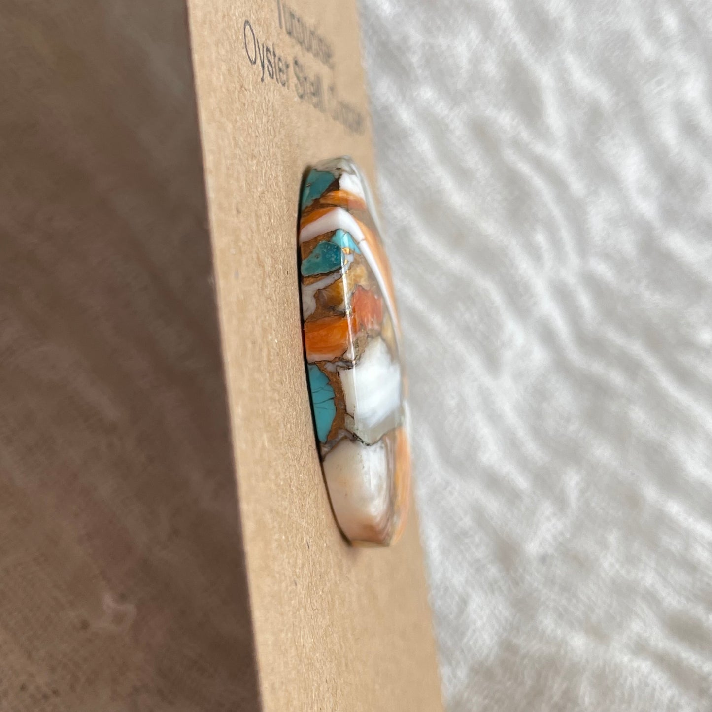 Turquoise, Oystershell, Copper Cabochon - TOC16 AA71400D-D9EE-493C-97CC-F0AA089D9064 Brandedandwild.com