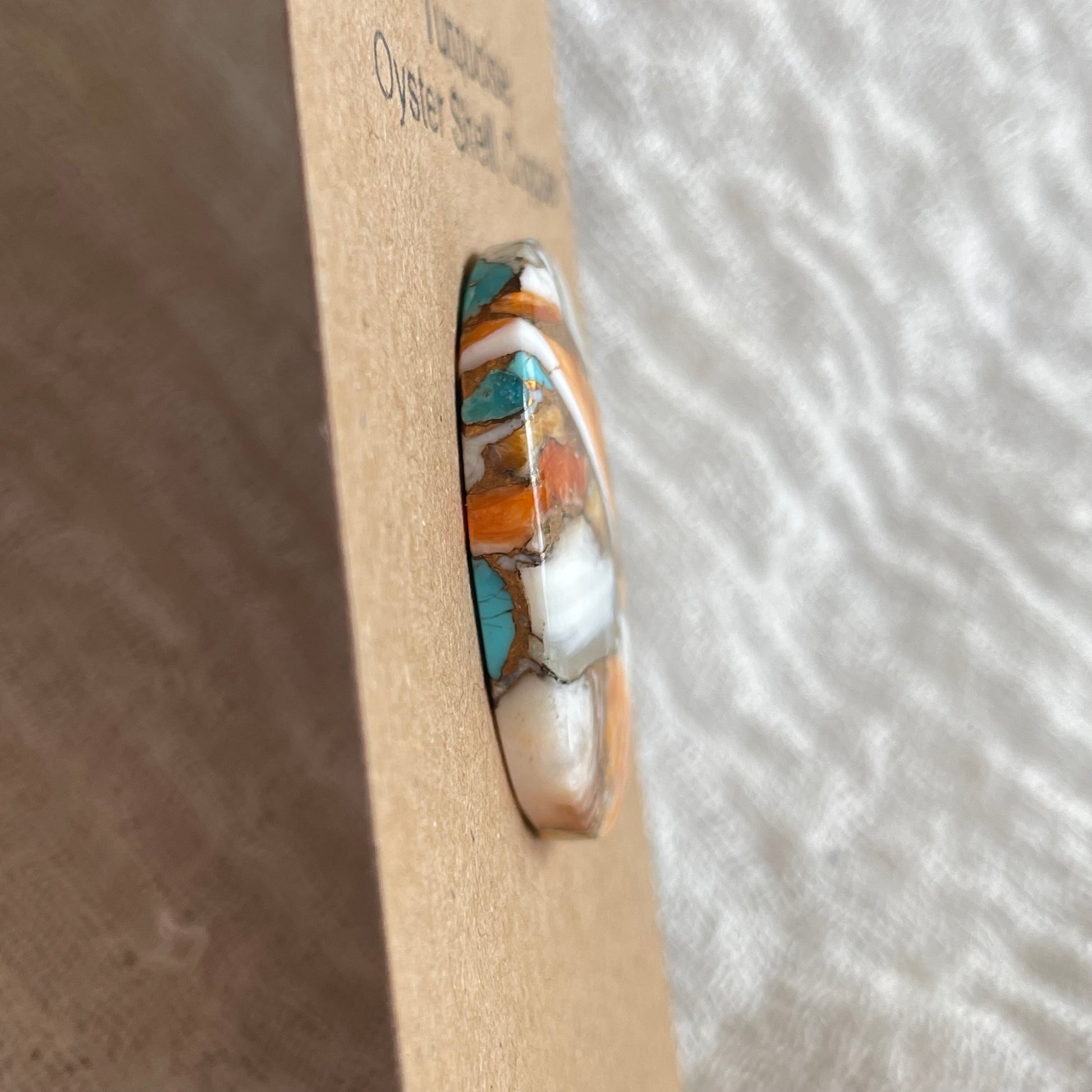 Turquoise, Oystershell, Copper Cabochon - TOC16 AA71400D-D9EE-493C-97CC-F0AA089D9064 Brandedandwild.com