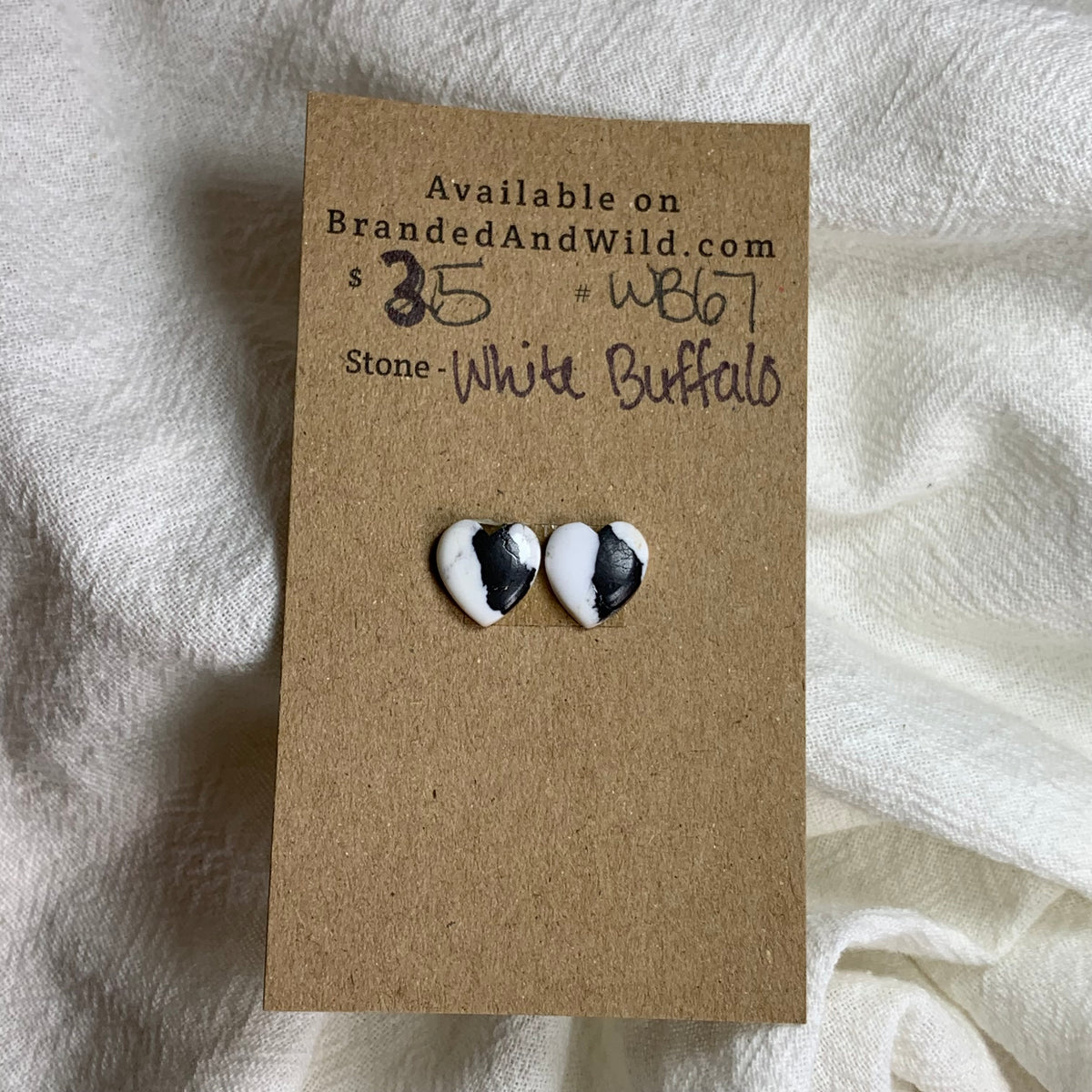 White Buffalo Cabochon - WB67 AA774DEE-E012-47FD-9B51-EF4A10277BD4 Brandedandwild.com