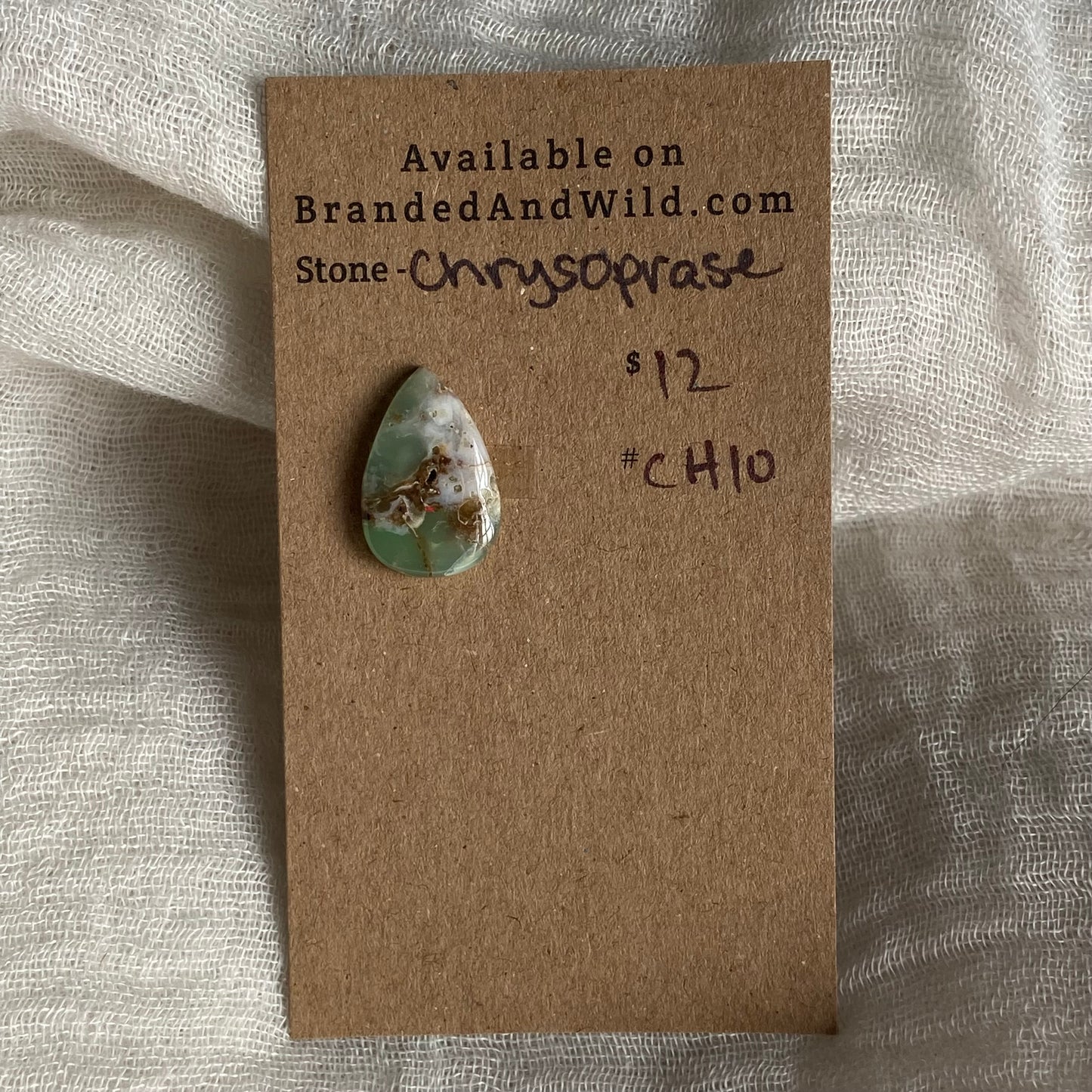 Chrysoprase Cabochon - Ch10