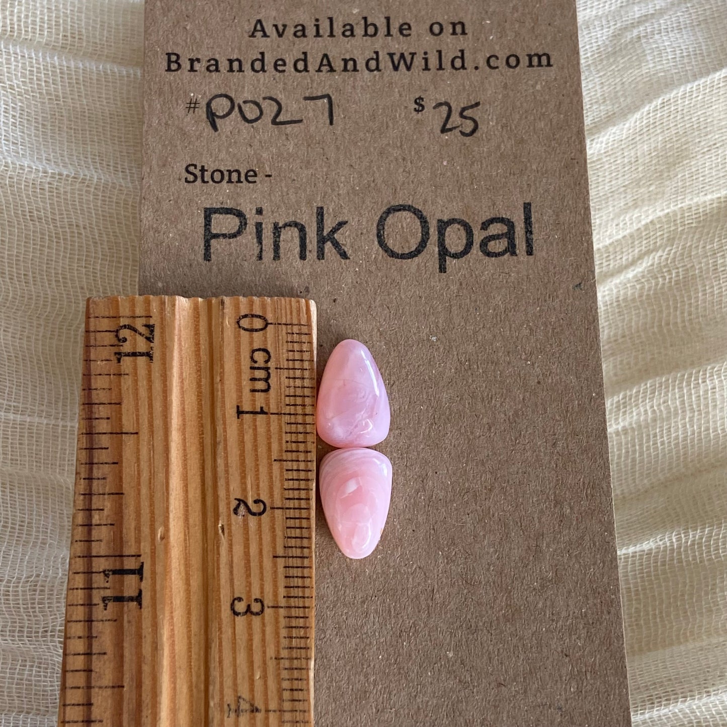 Pink Opal Cabochon - P027