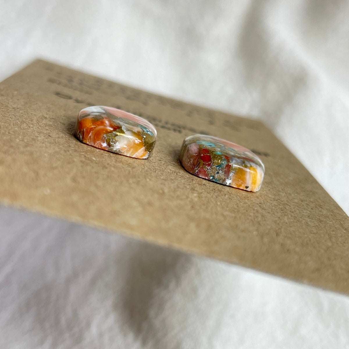 Turquoise, Oyster Shell, Copper Cabochon - TOC79