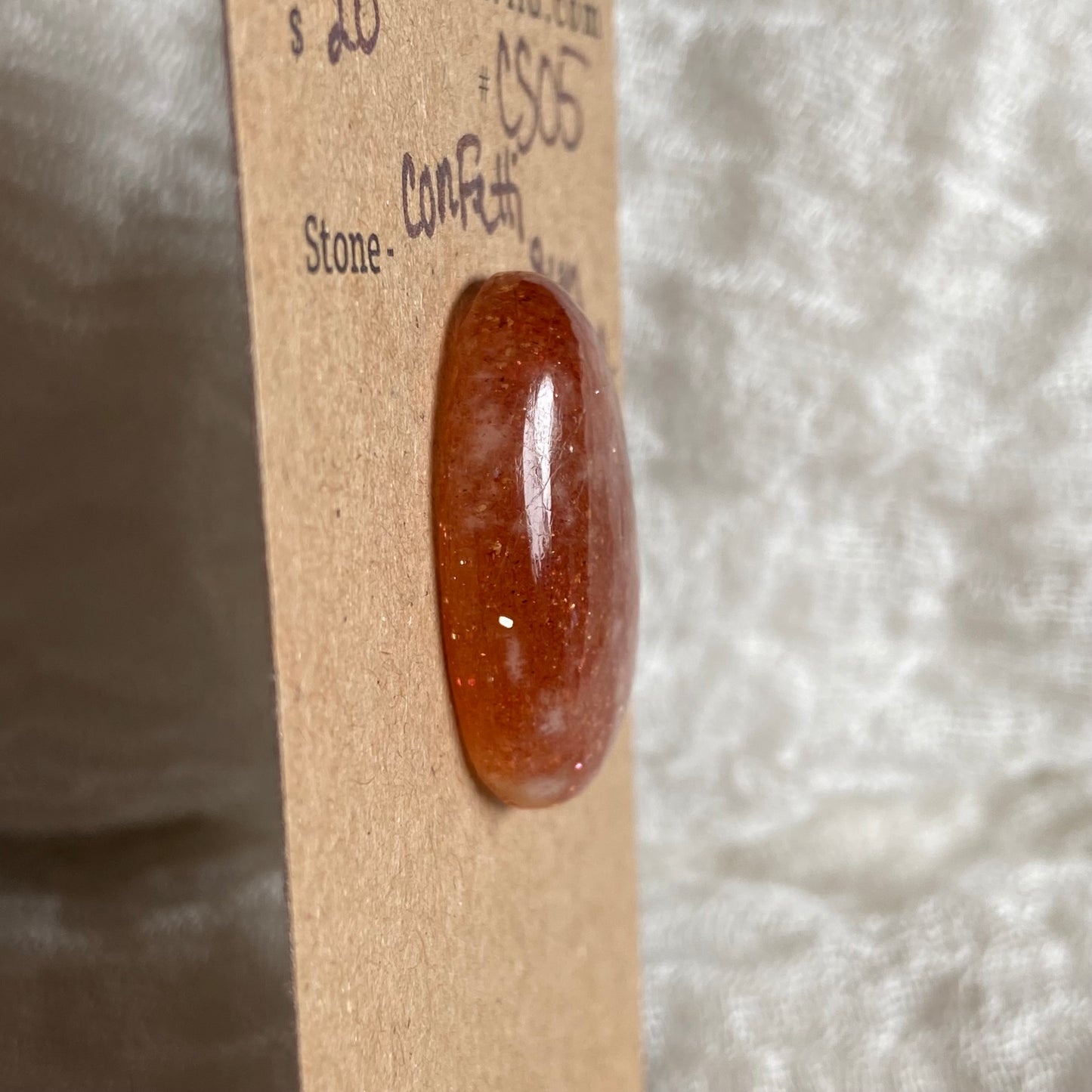 Confetti Sunstone Cabochon - CS05 AAC01A65-4DEA-4CF0-B640-75E21F099FF6 Brandedandwild.com