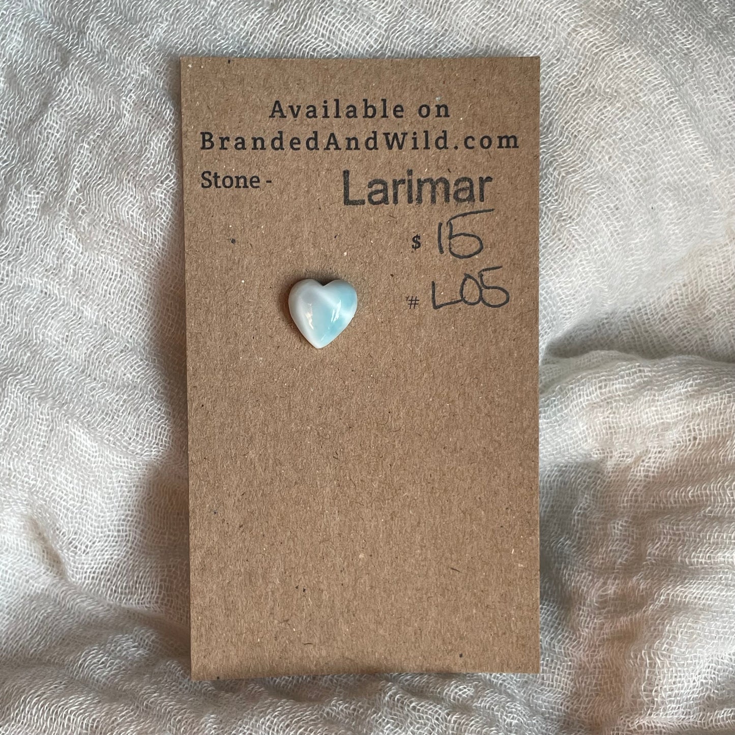 Larimar Cabochon - L05 AAE5EE88-2358-47EA-A61F-9F28888F3D6D Brandedandwild.com