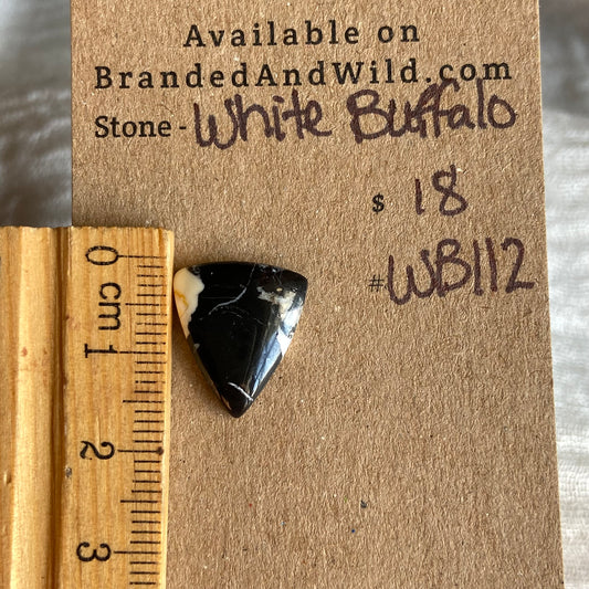 White Buffalo Cabochon - WB112
