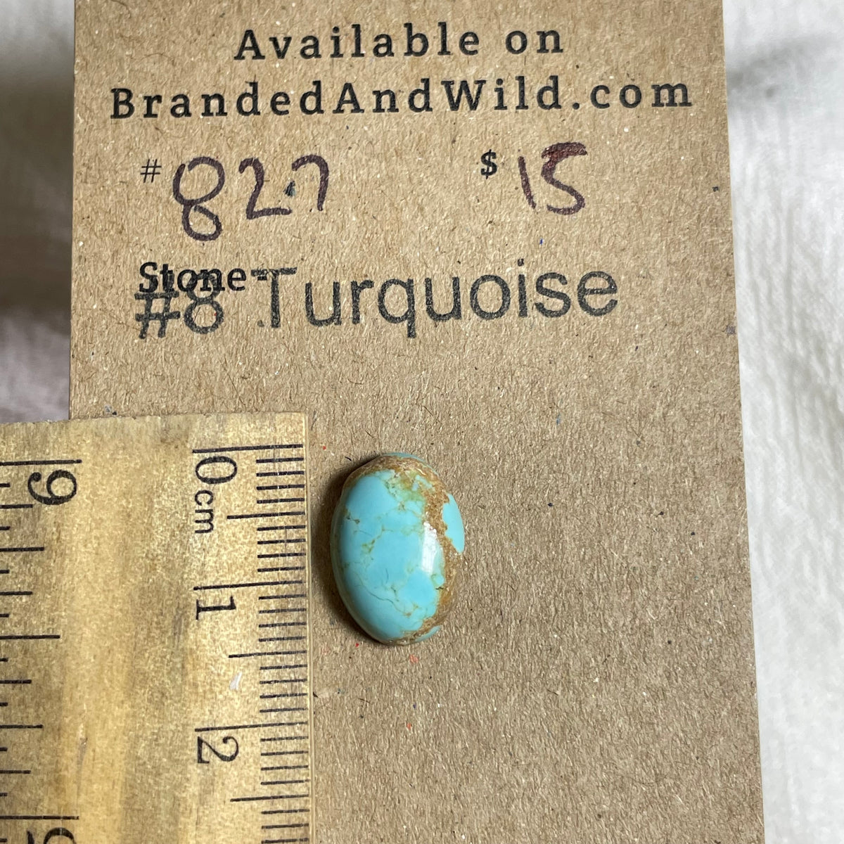 #8 Turquoise Cabochon - #827