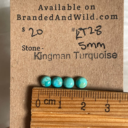 Kingman Turquoise Cabochon - KT28 AB349F10-100B-490B-805A-BFB4AA83A02F Brandedandwild.com