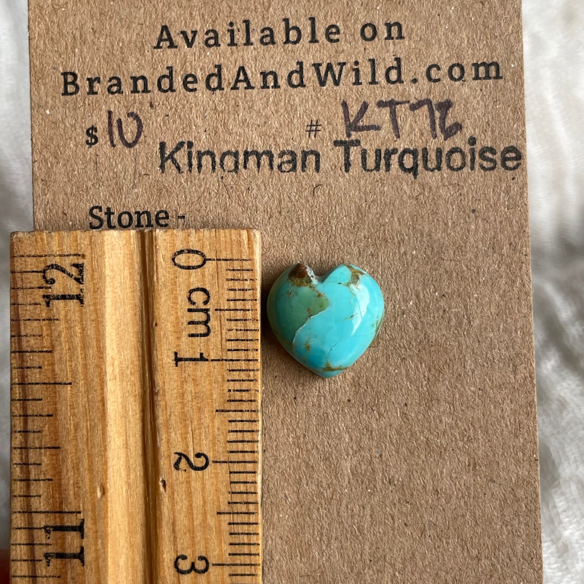 Kingman Turquoise Cabochon - KT76 AB3F91E4-6A97-494C-BC71-2BE59B65AC50 Brandedandwild.com