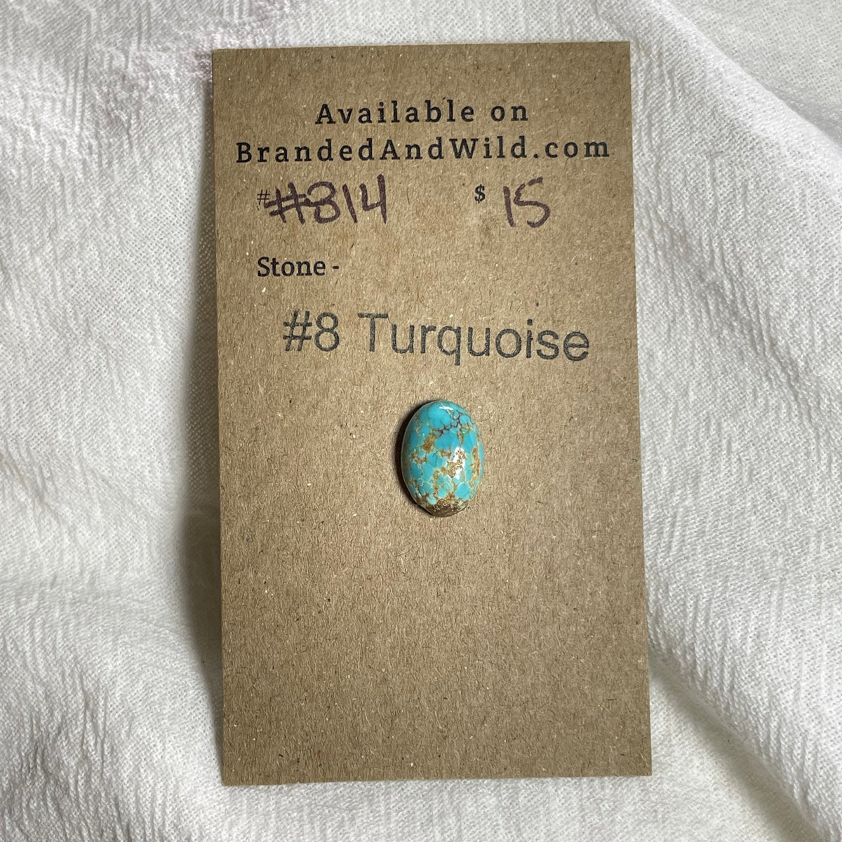 #8 Turquoise Cabochon - #814