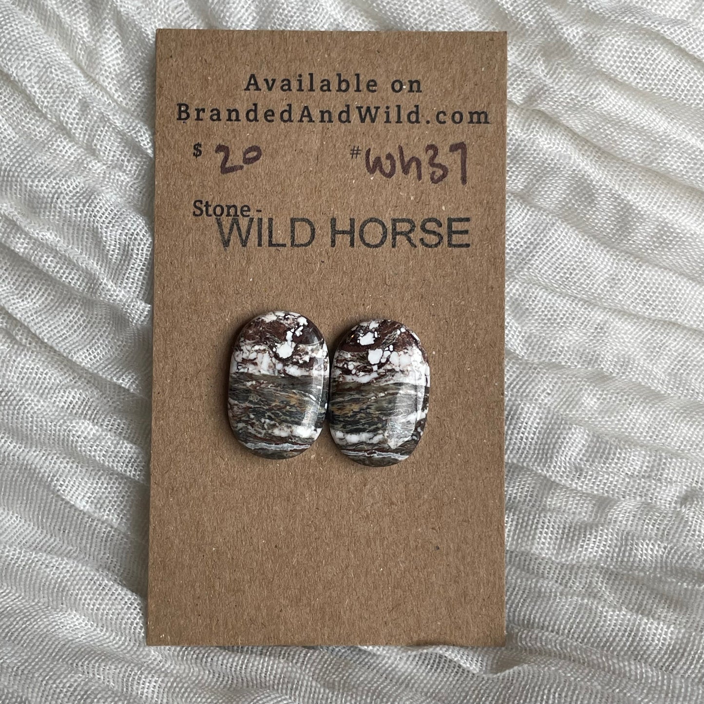 Wild Horse Cabochon - WH37 AB4992EB-B7A4-4395-84DA-9E24AF2F99E9 Brandedandwild.com