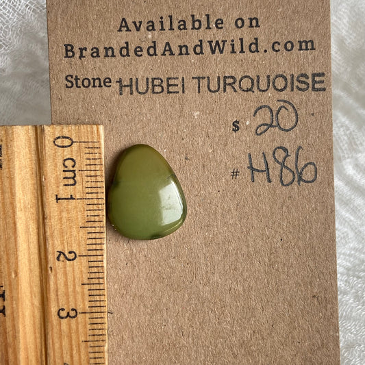 Hubei Turquoise Cabochon - H86 AB83D244-6E51-40B0-A8EE-A8B7272DAD95 Brandedandwild.com