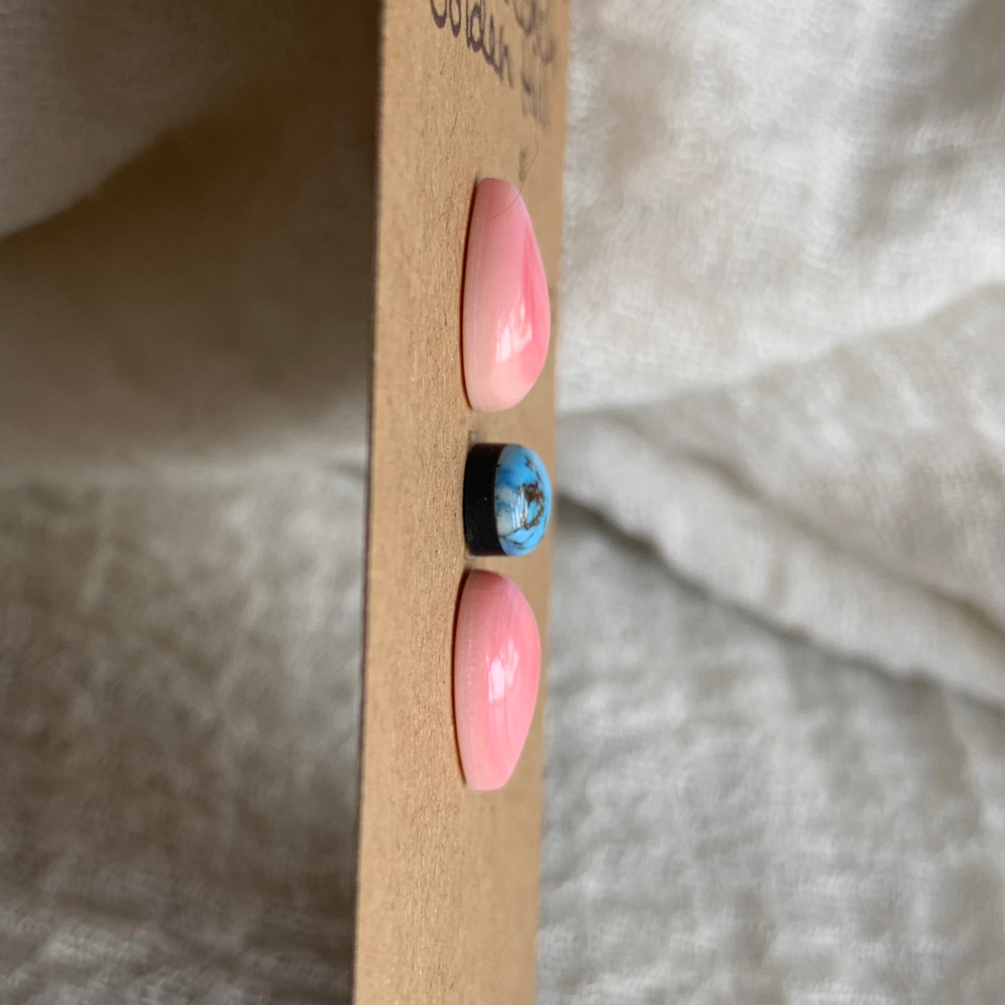 Pink Conch/Golden Hill Cabochon - PG9