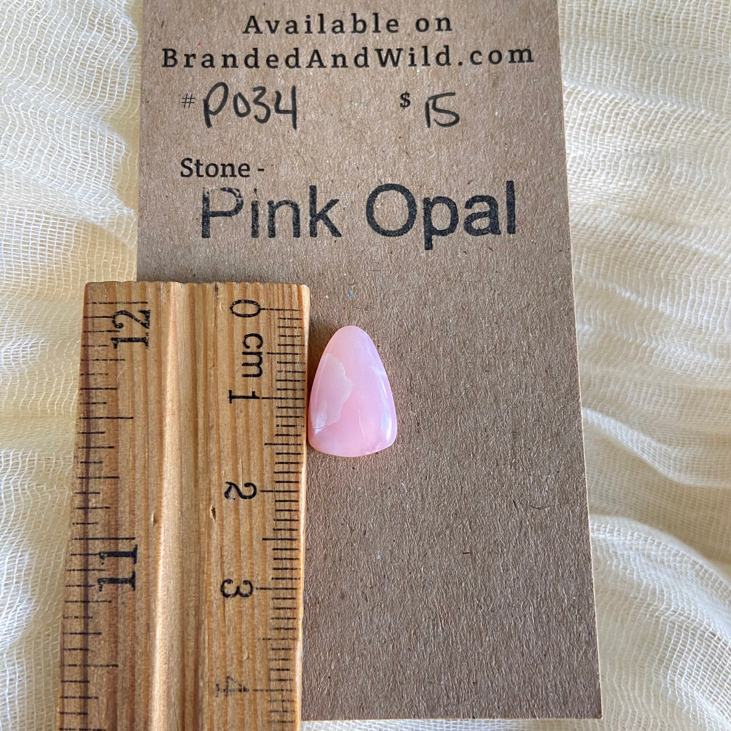 Pink Opal Cabochon - P034