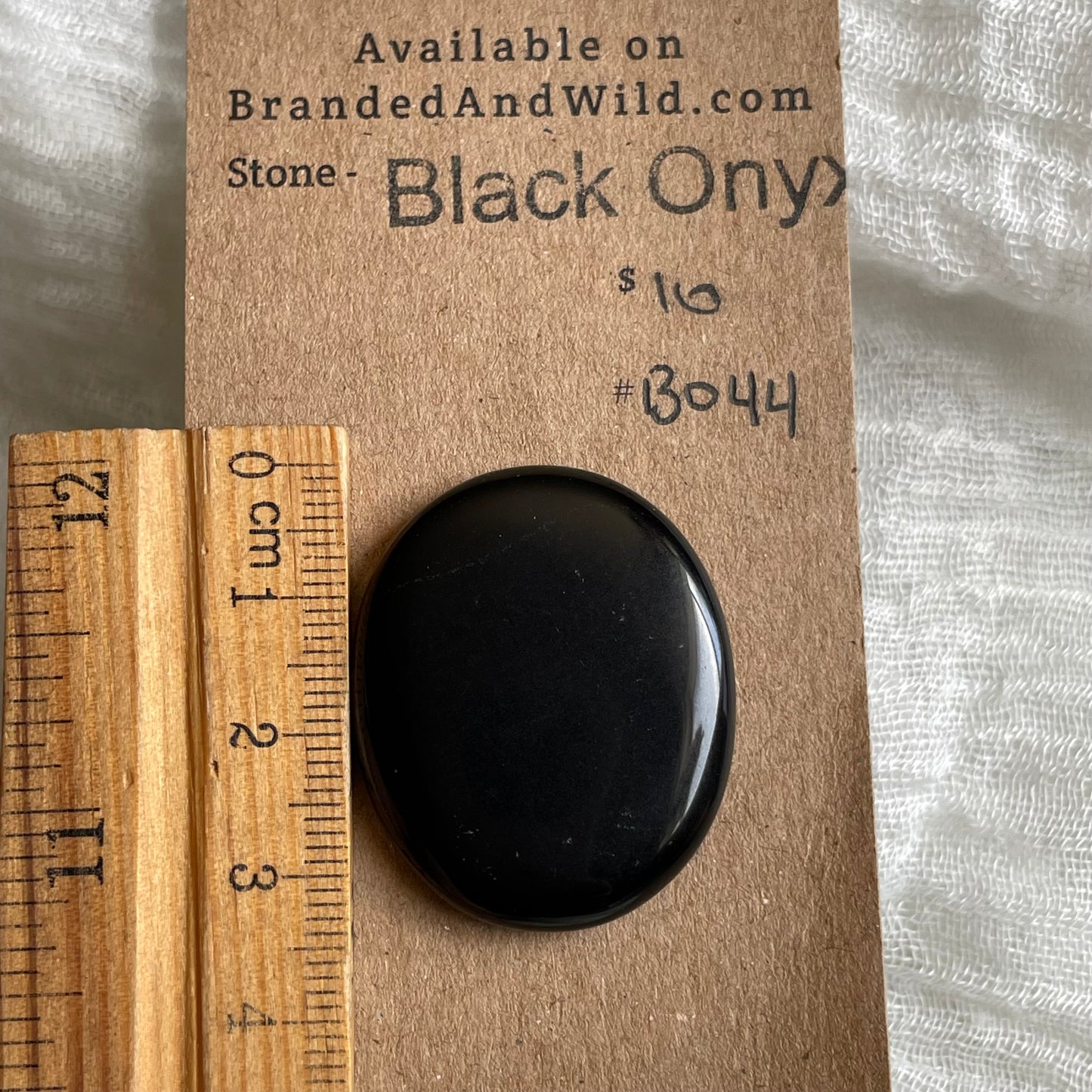 Black Onyx - Cabochon - BO44