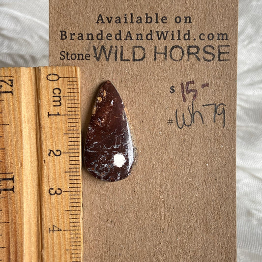 Wild Horse Cabochon - WH79 ABC9F558-F56B-4B14-ADB1-E03E9B050FBF Brandedandwild.com